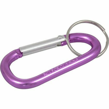HILLMAN Aluminum Multicolored Carabiner Clip Hook Key Chain, 36PK 706688